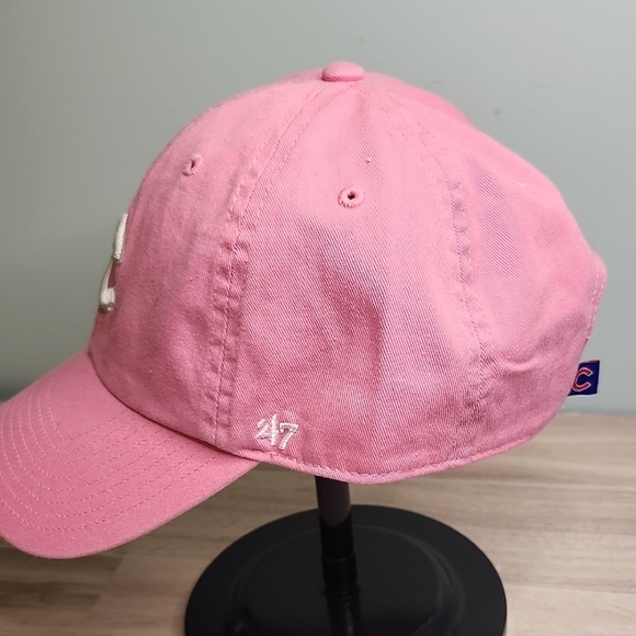 Cubs‎ 47 Pink Hat Classic Style with Embroidered Logo - Picture 3 of 4